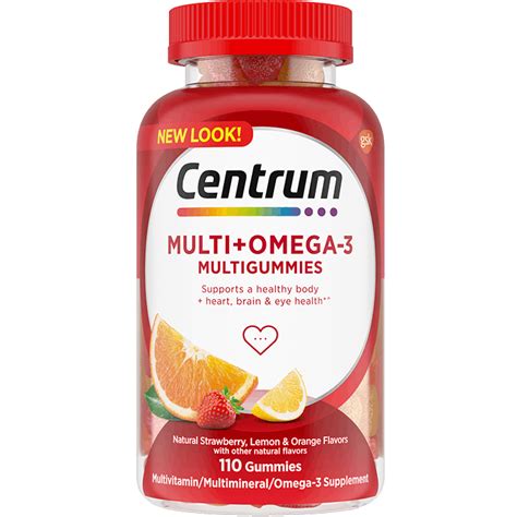 centrum multi + omega-3 reviews|centrum multi omega 3 multigummies.